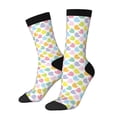 thumbnail image 1 of Fotbe Colorful Rubber Duck Calcetas Largas con Estampado para Hombre y Mujer – Calcetas de Compresión Transpirables y Elásticas, Viajar y Uso Diario Talla 5-11, 1 of 6