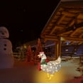 thumbnail image 3 of Bufanda, Luces Decorativas, Escultura De Jardín Plana, Adornos De Pollo Para Césped, Decoraciones Navideñas Advancent HA042677-01, 3 of 4