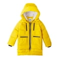 thumbnail image 2 of Orolay Children Hooded Down Jacket Girls Packable Puffer Jacket Boys Winter Jackets Warm Parka(Yellow, 11-12Y), 2 of 5