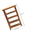 thumbnail image 2 of WRITWAA Book Shelf Unit Small Mini Bookcase Brown 1Pcs, 2 of 8