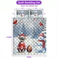 thumbnail image 5 of Hello Winter Sphynx Football Snowman Welcome Snowy Morning Quilt Bedding Set Cat Lover Kitten Owner Gifts Idea 1 Blanket Bed Cover 2 Pillowcases - 01012, 5 of 5