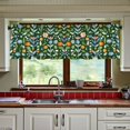 thumbnail image 3 of Yayeee Kitchen Curtains Tier Set of 2 Light Filtering 57"x36" Over Sink Window Panels, Flourish Flowers Pattern, 3 of 7