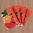 thumbnail image 5 of Sets de Table Citrouilles de Récolte Automne Ou Halloween, Broderie Appliquée 12 18 Pouces Lot de 4, 5 of 5