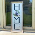thumbnail image 2 of Wood Framed HOME Sign for Home Decor, Farmhouse Gallery Wall Art Plaque 21.7x8.6, Rustic Brown, 2 of 5