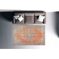 thumbnail image 2 of Medallion Rug, Machine Washable Rugs, Thin Rug, Chenille Printed Design Rug, Floor Rugs, Luxury Rug, Orange Rug, Modern Rugs, Front Door Rugs, 2'x3' - 60x90 cm, 2 of 8