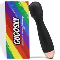 HEMDRE Rechargeable Personal Massager, Waterproof Wand Massager, Vibrator Massager with Multiple Modes Adjustment, Fatigue Relieving Muscle Massager for Back Neck Shoulder Body(Black)