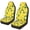 Yellow Hibiscus Pattern, variant on POLERO Dead Leaf Pattern, Washable Elastic Car Seat Protector Premium Universal Car Seat Covers for Auto