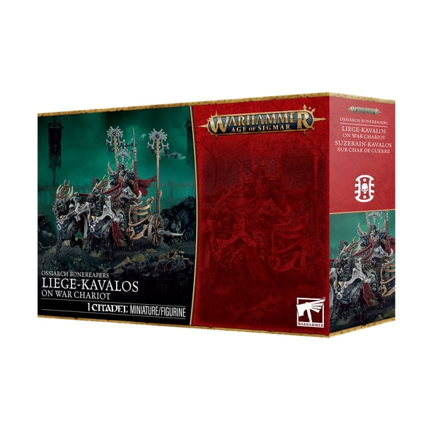 Games Workshop - Warhammer Age of Sigmar - Ossiarch Bonereapers - Liege-Kavalos on War Chariot