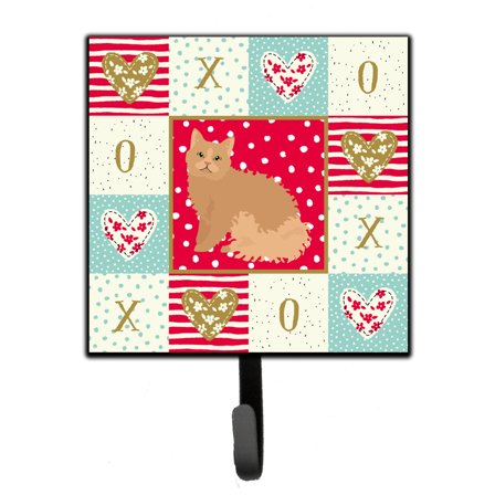 Selkirk Rex Cat Love Leash or Key Holder