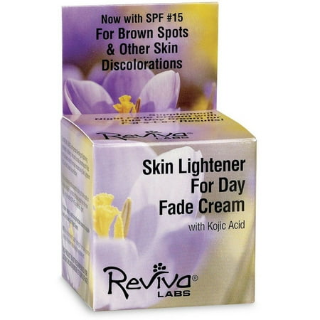 1 Ounce Reviva Labs - Skin Lightener Day Cream with Kojic Acid Reviva 1.5 oz Cream