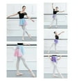 thumbnail image 7 of Ballet Skirt Women Girl Ballet Wrap Skirt Dancewear Chiffon Practice Gradient Gymnastics Skirt, 7 of 7