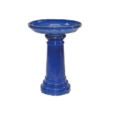 Sp Ceramic Bird Bath Light Blu - Walmart.com