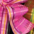 thumbnail image 2 of The Ribbon People Semi Sheer Pink and Yellow Plaid Pattern Wired Craft Ribbon 1.5" x 54 Yards, 2 of 2