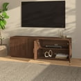 thumbnail image 6 of Mero Rectangular TV Stand for TV's up to 75" in Satin Walnut, 6 of 6