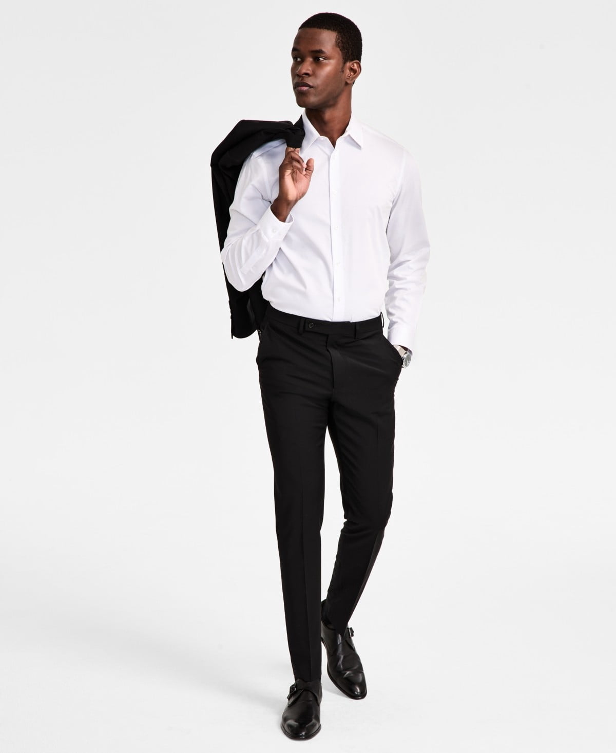 calvin klein infinite stretch skinny-fit dress pants Calvin Klein Men's Skinny Fit Stretch Dress Pants | Suit Pants for Men | Ultra-Tapered Suit Pants, Wrinkle-Resistant, Moisture-Wicking Fabric