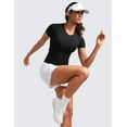 thumbnail image 3 of CRZ YOGA Seamless Workout Tops for Women Running Gym Athletic Yoga Short Sleeve Shirts, 3 of 5