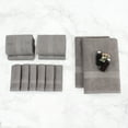 thumbnail image 2 of Premium Classic Ultra-Soft Cotton Assorted 12-Piece Eco-Friendly Towel Set - 27" x 54", 16" x 28", 13" x 13", Charcoal, 2 of 6
