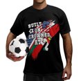 thumbnail image 5 of 2026 New USA Soccer Jersey for Men, United States Jersey Soccer, Crew Neck Short Sleeve Football Tee, USA Flag Soccer Jersey Sport Top for Adult(White, 2XL), 5 of 5