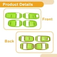 thumbnail image 4 of Cubierta de Tazón de Mango de Puerta Interior para Jeep Wrangler Gladiator JT 4DR 2018-2024 Marco de Decoración de Mango de Puerta Interior Verde Claro ABS 4 Pcs, 4 of 6