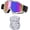 White Dot/Colorful Lens, variant on Goggles Dirt  ATV Off-Road Riding Motocross Glasses with Sun UV Protection  Gaiter  Cover