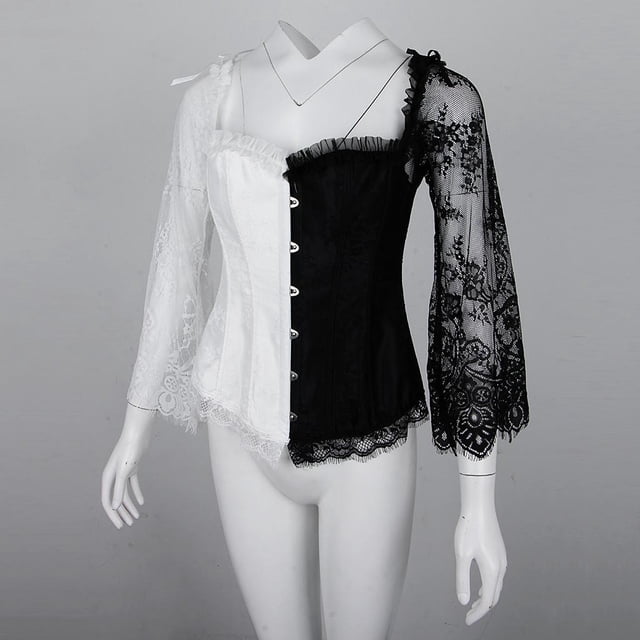 cinturo Atractiva De cinturo Del Cordón De s Mujeres De Interior De cinturo De Overbust Corset L Hugo Corsé de encaje de mujer