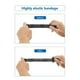 thumbnail image 4 of Correas Plegables Correas Plegables Camping 1 rollo de vendaje de cinta de envoltura no tejida elástica autoadhesiva médica (negro), 4 of 4
