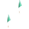 thumbnail image 2 of Tineasur Green Fiberglass Bike Flag Pole Set - , Wear-Resistant Safety Flag for and Outdoor Use, 2 of 6