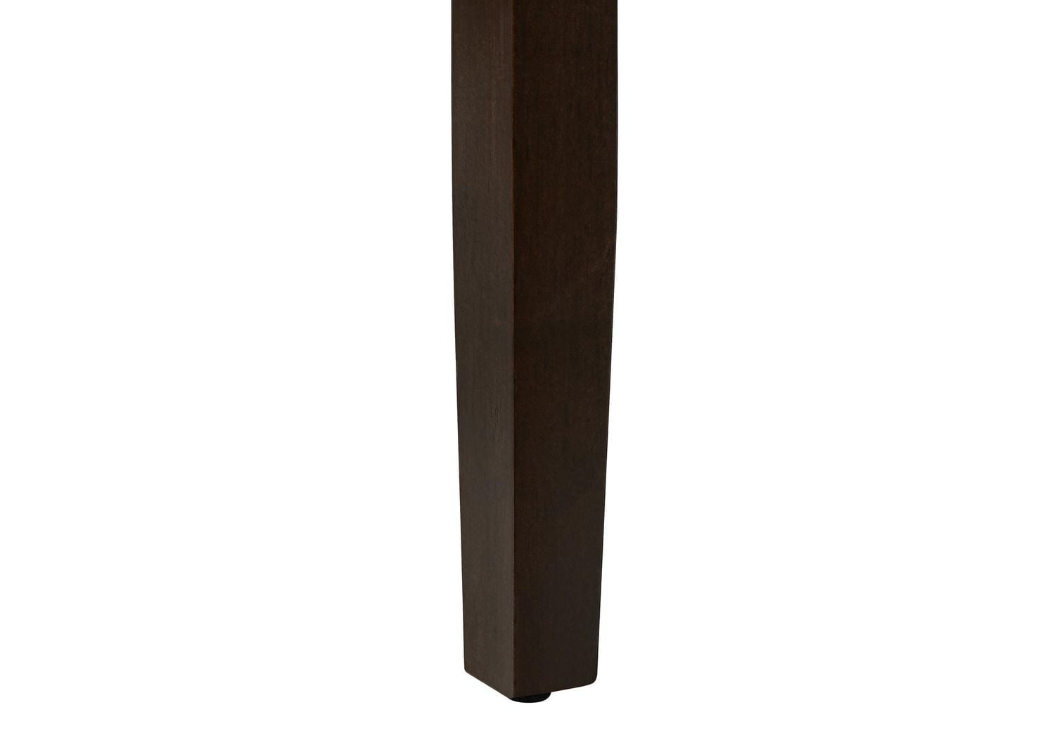 Monarch Specialties  Banc, 48" Rectangulaire, Salle À Manger, Couloir, Entrée, Rembourré, Bois, Bois Massif Brun, Aspect Cuir Noir, Transitionnel