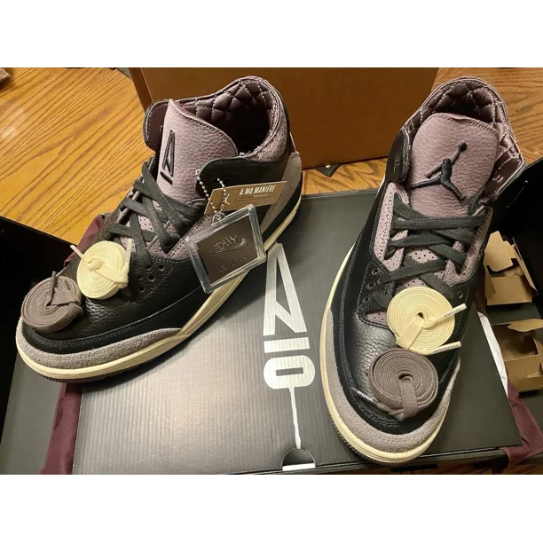 Ni - ke A MA MANIERE x AIR JORDAN 3 “While You Were Sleeping” Size 10.5 Men | 12 Women
