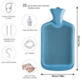 thumbnail image 6 of TIFOR 6Pcs Enema Bag Kit Rubber Enema Cleaner Includes 2L Hot Water Bottle 4.9ft Hose Controlled Water Flow Valve 2 Syringe Pipe Hook Water Coffee Enema Kit for Colon Detox Cleanse Enemas, 6 of 8