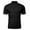 Black, variant on Men's Short Sleeve Mock Turtleneck Sweater - Ribbed Knit Solid Casual Basic Pullover Tee