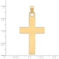 thumbnail image 2 of 14K Polished Cross Charm in 14k Yellow Gold, 2 of 2