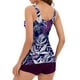 thumbnail image 4 of Trajes de baño de dos piezas para mujer Traje de baño con control de barriga Tankini Ropa de playa Traje de baño Fridja  nalpqowj54696, 4 of 4