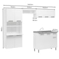 thumbnail image 3 of Cocina Integral Bertolini Multipla Blanco 4 Piezas, 3 of 3