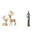 thumbnail image 1 of Estatua de escultura de ciervo,Estatua de ciervo,adorno de mesa,decoración del hogar,Colecciones de decoración de figuras de pareja de renos enamorados,Figura de escritorio,Artesanía de, 1 of 8