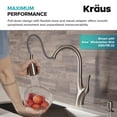 thumbnail image 6 of Merlin Single Handle Pull-Down Kitchen Faucet in Spot Free Stainless Steel, 6 of 13