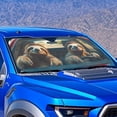 thumbnail image 3 of Binienty Cute Sloth Auto Sun Shades Front Windshield Uv Protection Adjustable Sun Blocker for Car Windshield Universal Automotive Interior Accessories for Men Women, 3 of 8