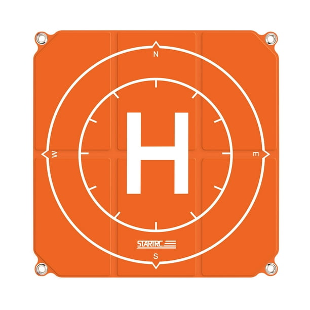 Pista de aterrizaje 50cm / 20 pulgadas Universal Drone Landing Pad Plegable de doble cara Impermeable Helipuerto