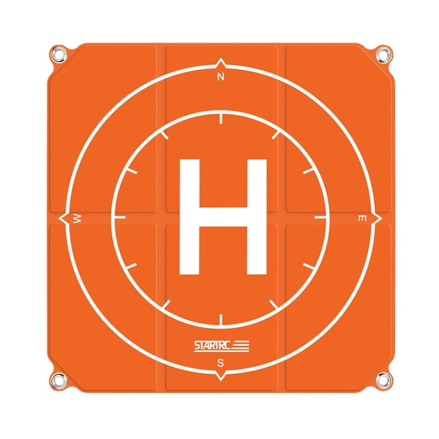 Irfora 50cm / 20 pulgadas Universal Drone Landing Pad Plegable de doble cara Impermeable Helipuerto de repuesto para DJI Mavic Mini / Mini2 / Air 2S / Air 2 / Mavic 2 Pro / FPV Irfora Pista de aterrizaje