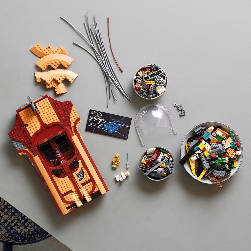 LEGO Luke Skywalker's Landspeeder 75341, Ultimate Collector Series Star Wars Building Kit for Adults