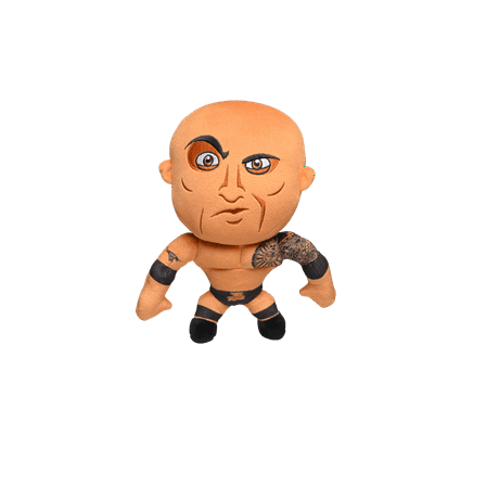 WWE 9" Plush Classic The Rock Stuffed Action Figure, Children Ages 3 (Selections May Vary)