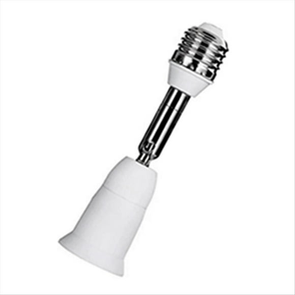 Adaptador de Extensión Flexible E27 A E27, Portalámparas LED, Convertidor de Casquillo Extensible, Base de Pared, Soporte de Tornillo.
