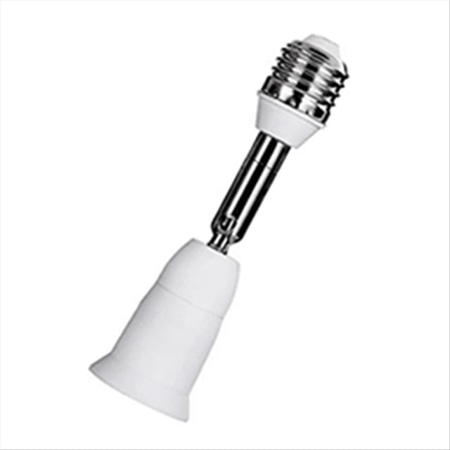 Adaptador de Extensión Flexible E27 A E27, Portalámparas LED, Convertidor de Casquillo Extensible, Base de Pared, Soporte de Tornillo.