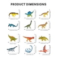 thumbnail image 3 of Figuras de dinosaurio Recur Mini Dino Toys, 12 unidades para niños, 3 of 8