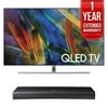 Samsung QN75Q7FAMFXZA Flat 75-Inch 4K Ultra HD Smart QLED TV (2017 Model) w/ Samsung 4K Ultra HD Blu-ray Player & 1 Year Extended Warranty