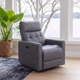 thumbnail image 1 of Sillon Reclinable Electrico Easy Living Vito de Tela Gris con Almacenamiento Lateral y Reposapiés Ajustable, 1 of 8