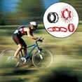 thumbnail image 4 of jinwen Lightweight Single Speed Cassette Set Freewheel Fixie Adapter Conversion Kit 20T Red, 4 of 9