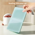 thumbnail image 4 of TINANA Silicone Freezer Tray with Lid 2 Pack, 2 Cup Freezing Food Molds, Make Perfect Soups, Extra Large Ice Cubes for Meal Prep, Sauces, Soups, Stews, Broths, Oven and Dishwasher Safe-Green, 4 of 7