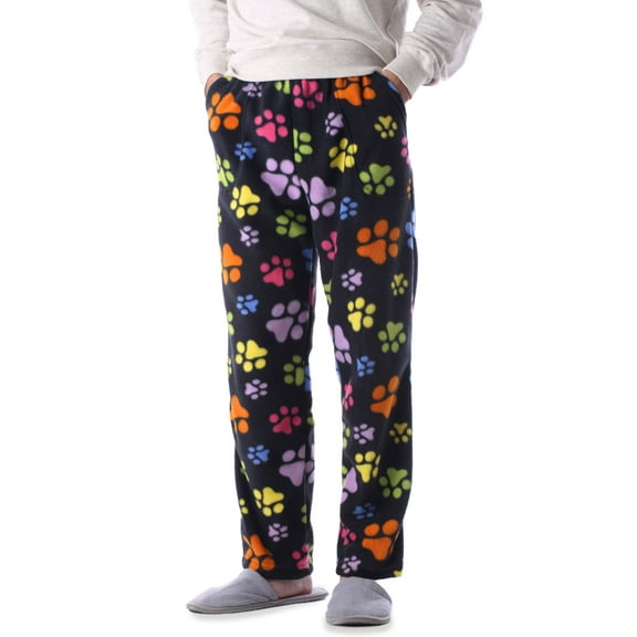 Ma Croix Mens Premium Pajama Pants Animal Knit Fleece Lounge PJ Bottom with Pockets