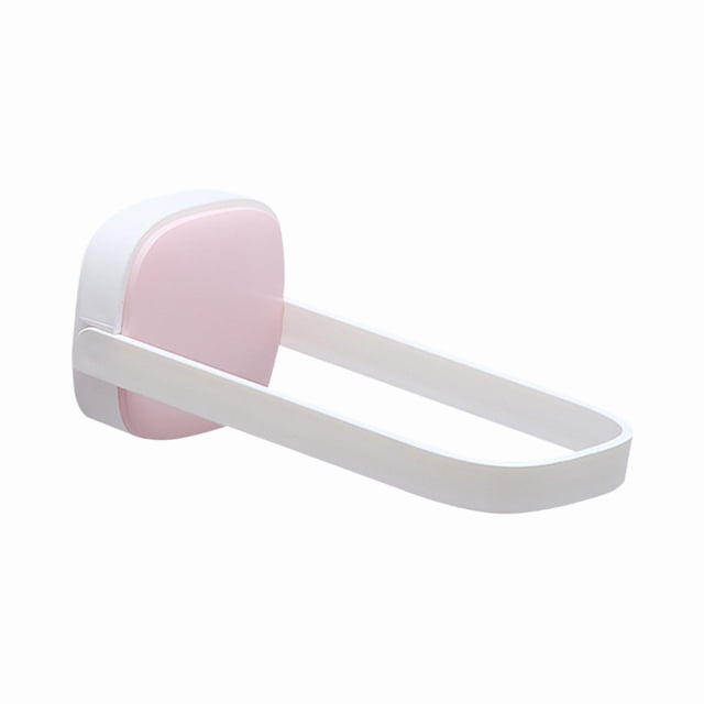 Perchas de almacenamiento, estante apilador, colgador de ropa montado en la pared, organizador de soporte para armario, dormitorio, balcón, Almacenamiento y organización del hogar rosa blanco Cateissary HA003997-04